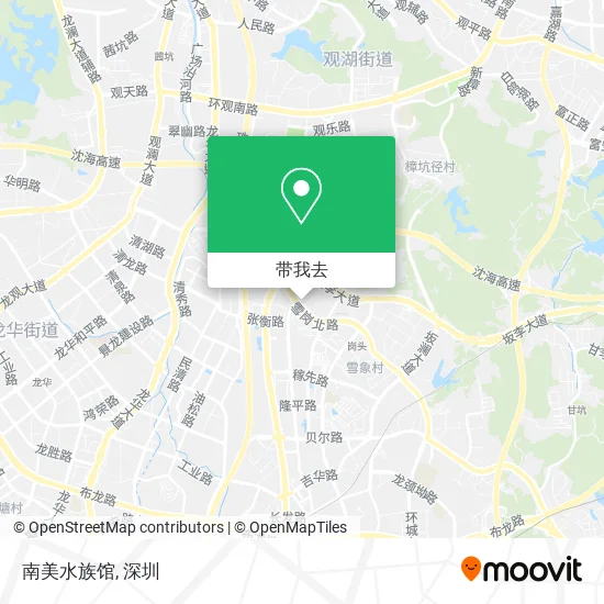 南美水族馆地图