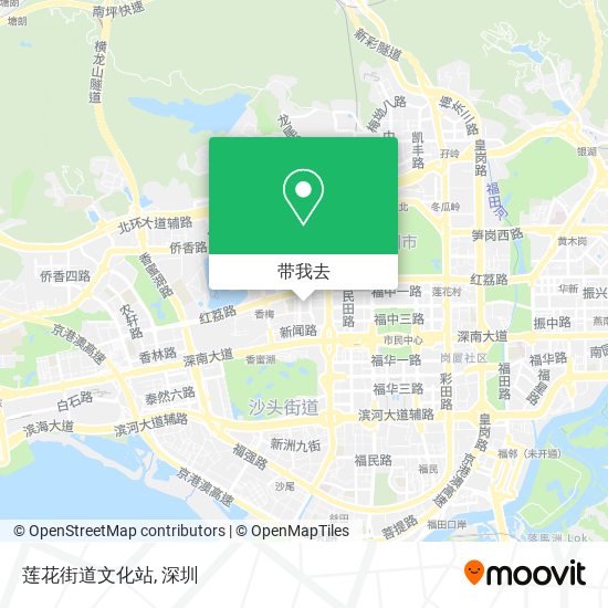 莲花街道文化站地图