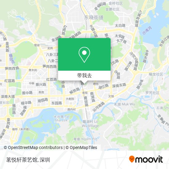 茗悦轩茶艺馆地图
