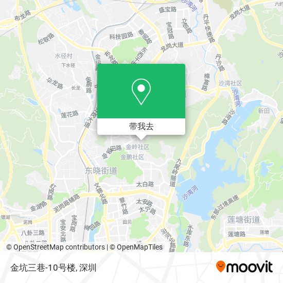 金坑三巷-10号楼地图