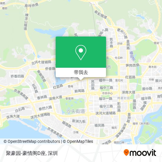 聚豪园-豪情阁D座地图