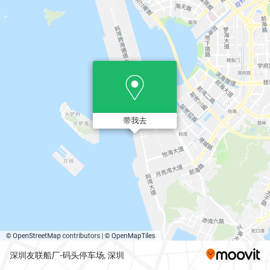深圳友联船厂-码头停车场地图