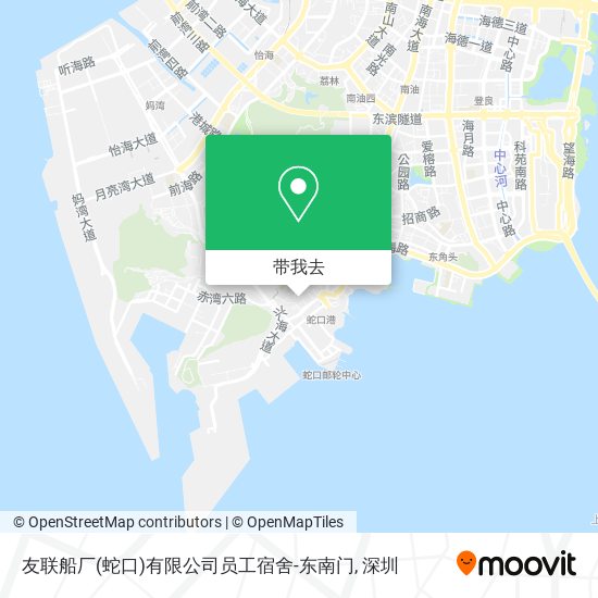 友联船厂(蛇口)有限公司员工宿舍-东南门地图