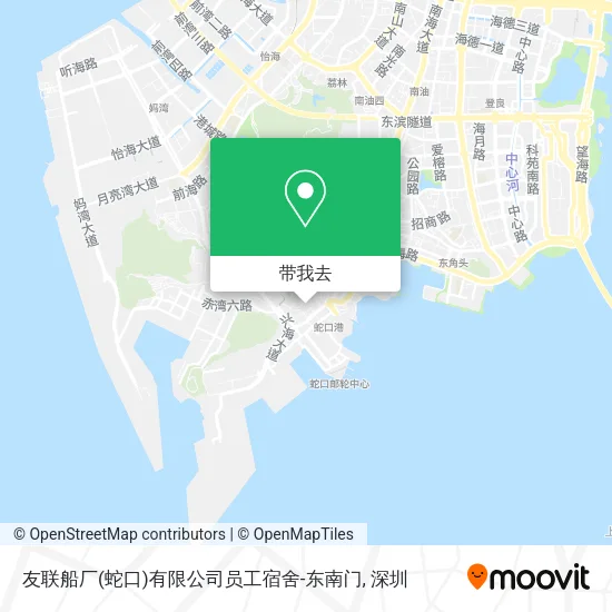 友联船厂(蛇口)有限公司员工宿舍-东南门地图