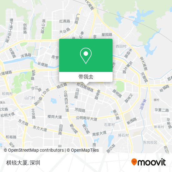 棋锐大厦地图