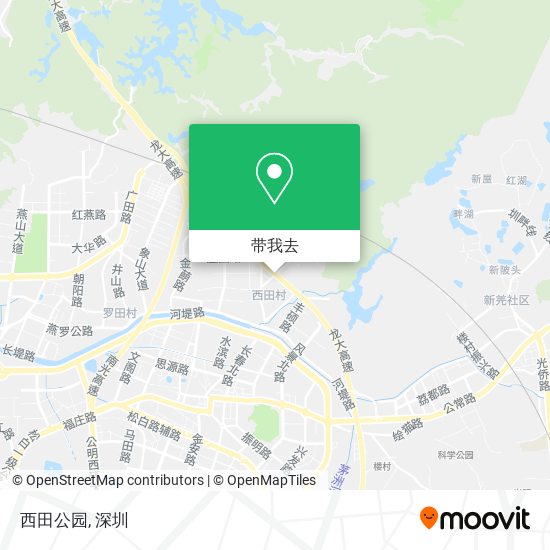 西田公园地图
