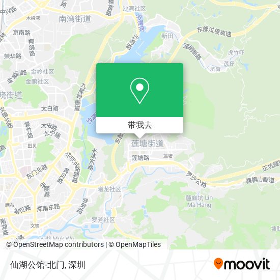 仙湖公馆-北门地图