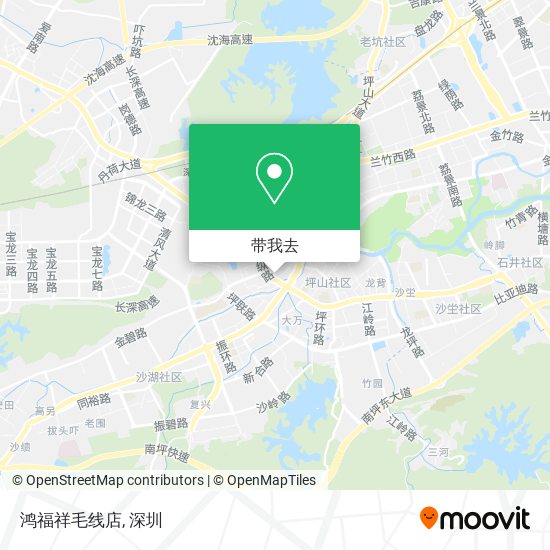 鸿福祥毛线店地图
