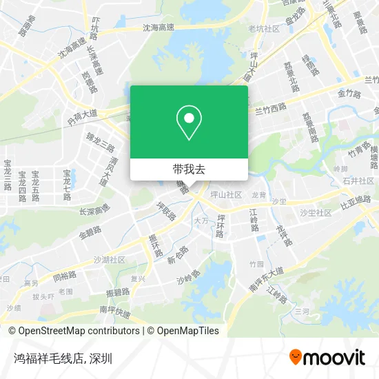 鸿福祥毛线店地图