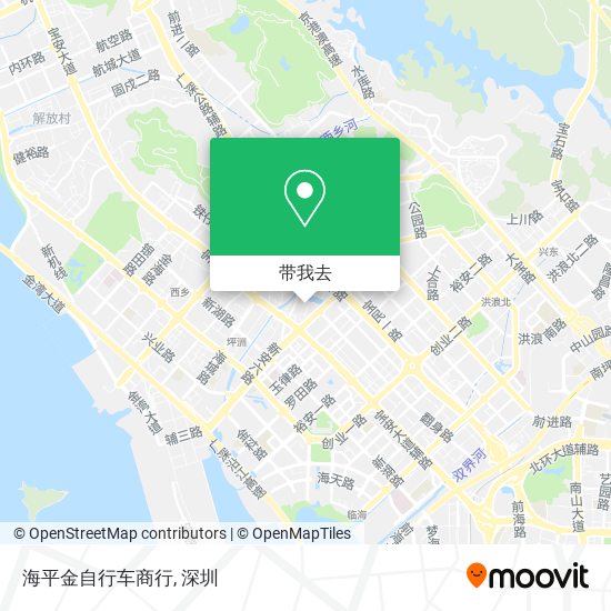 海平金自行车商行地图