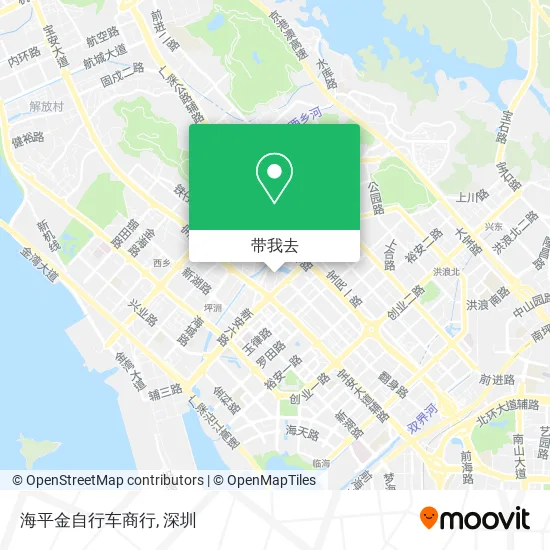 海平金自行车商行地图
