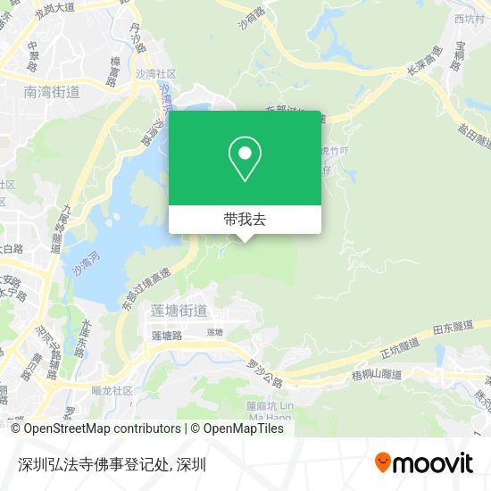 深圳弘法寺佛事登记处地图