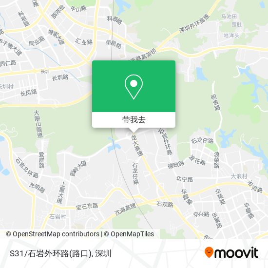 S31/石岩外环路(路口)地图