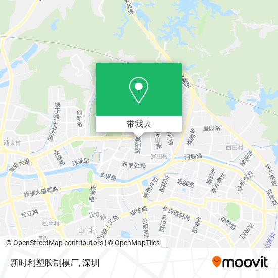 新时利塑胶制模厂地图
