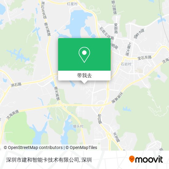 深圳市建和智能卡技术有限公司地图