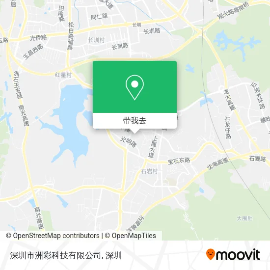 深圳市洲彩科技有限公司地图