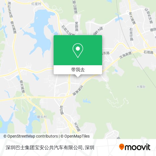 深圳巴士集团宝安公共汽车有限公司地图