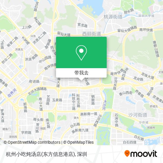 杭州小吃炖汤店(东方信息港店)地图