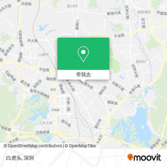 白虎头地图
