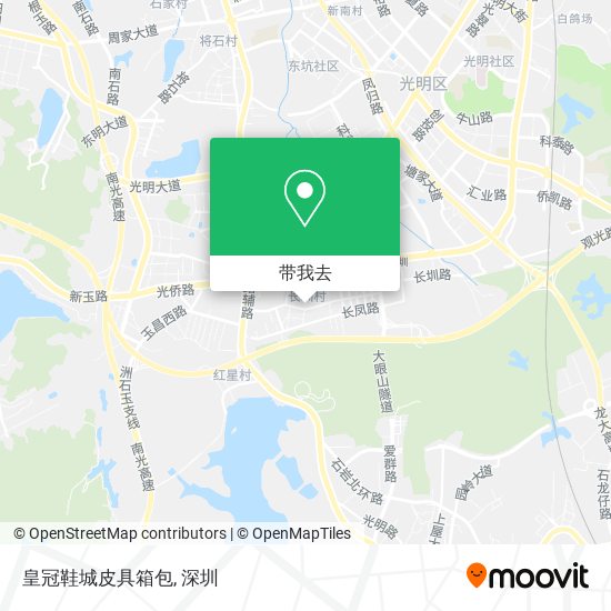 皇冠鞋城皮具箱包地图