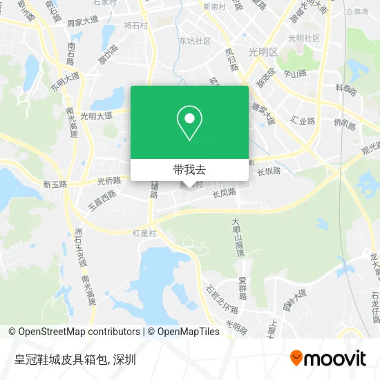 皇冠鞋城皮具箱包地图