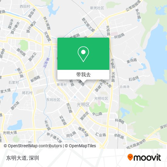 东明大道地图