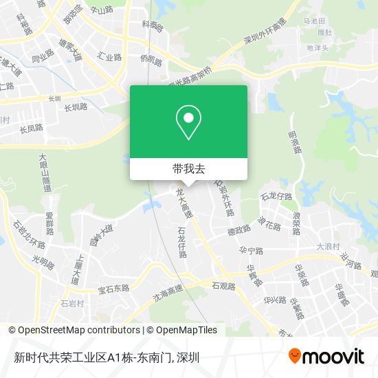 新时代共荣工业区A1栋-东南门地图