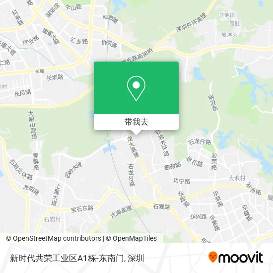新时代共荣工业区A1栋-东南门地图