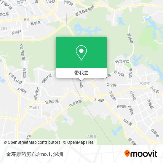 金寿康药房石岩no.1地图