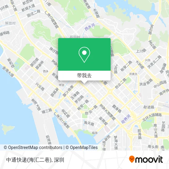 中通快递(海汇二巷)地图