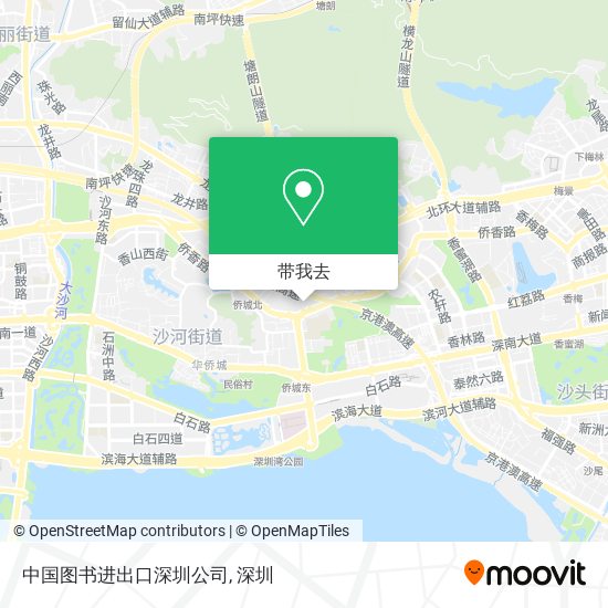 中国图书进出口深圳公司地图