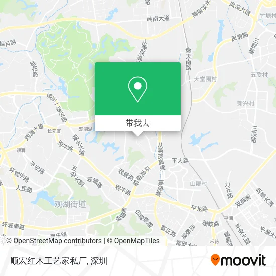 顺宏红木工艺家私厂地图