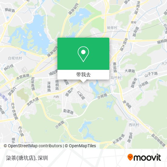 柒茶(塘坑店)地图