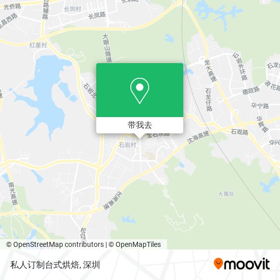 私人订制台式烘焙地图