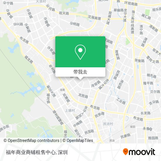 福年商业商铺租售中心地图