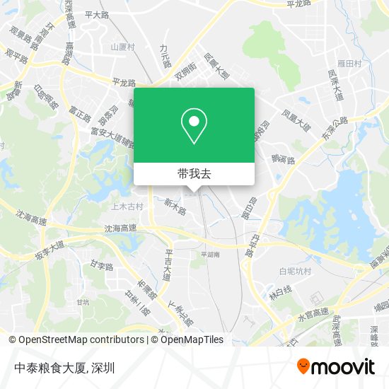 中泰粮食大厦地图