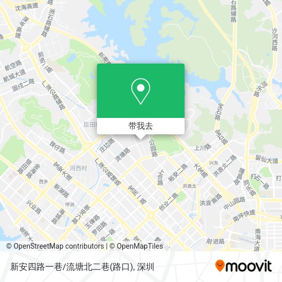 新安四路一巷/流塘北二巷(路口)地图