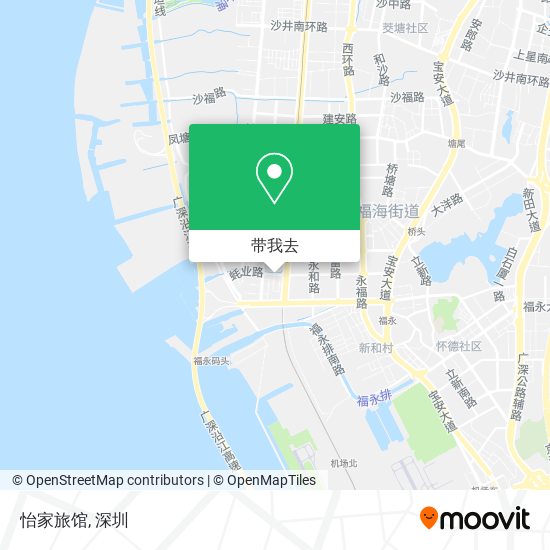 怡家旅馆地图