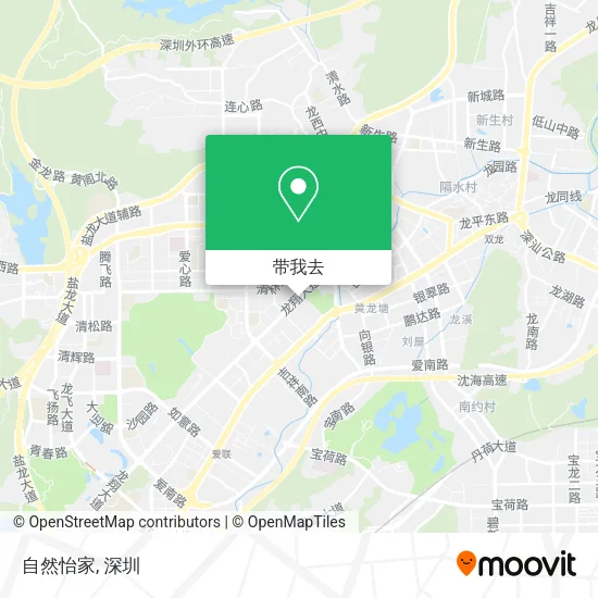 自然怡家地图