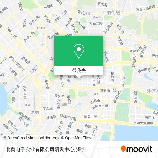 北奥电子实业有限公司研发中心地图