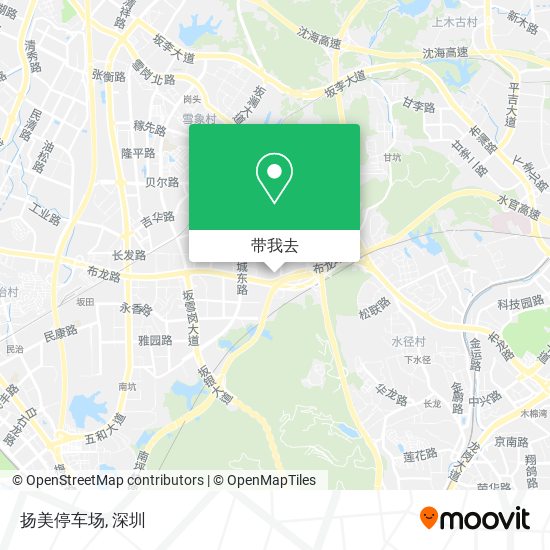 扬美停车场地图