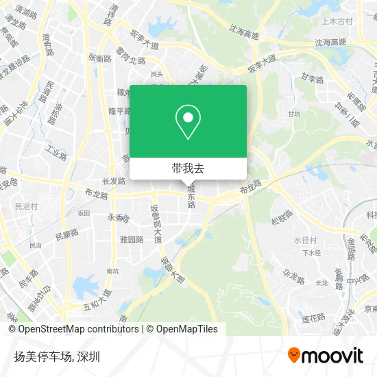 扬美停车场地图