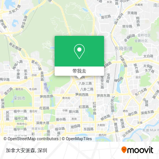 加拿大安派森地图