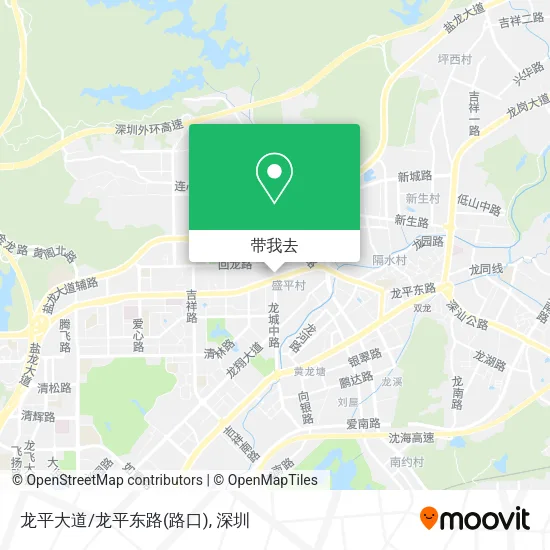 龙平大道/龙平东路(路口)地图