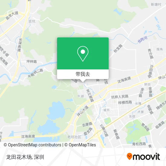 龙田花木场地图
