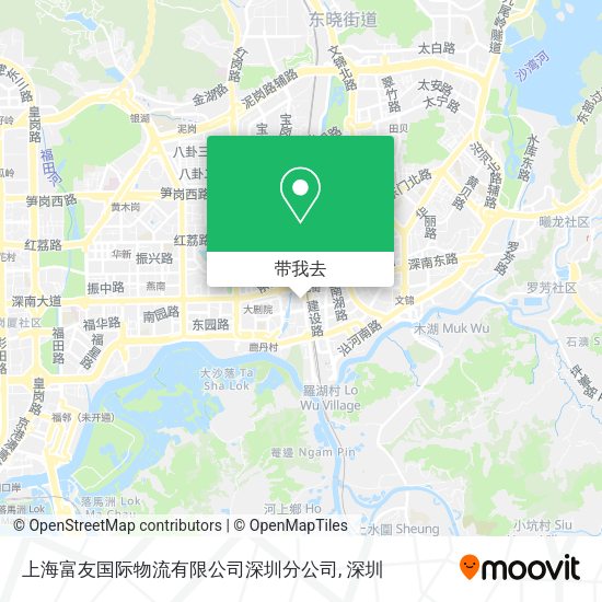 上海富友国际物流有限公司深圳分公司地图