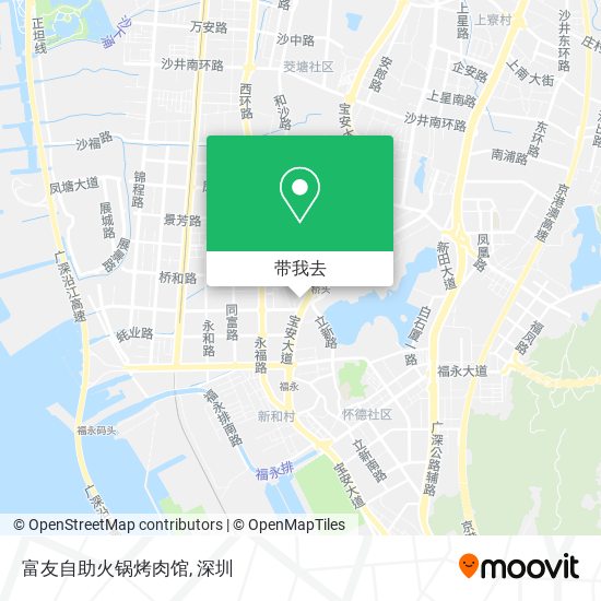 富友自助火锅烤肉馆地图