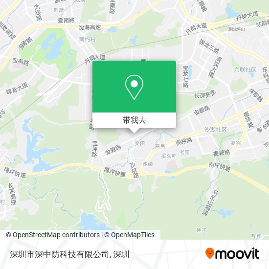 深圳市深中防科技有限公司地图