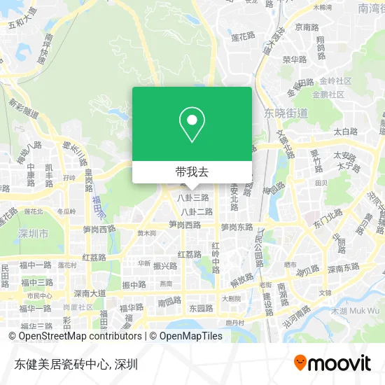 东健美居瓷砖中心地图