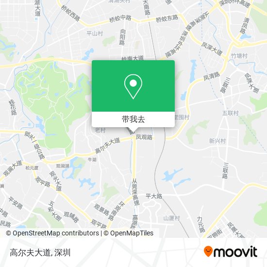 高尔夫大道地图